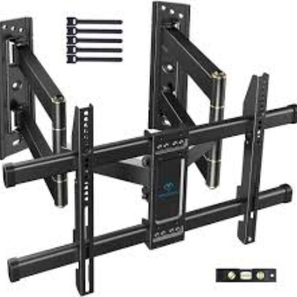 PERLESMITH Full Motion TV Wall Mount for 37-82 inch Flat Screen TVs up to 132 lb - Picture 4 of 5